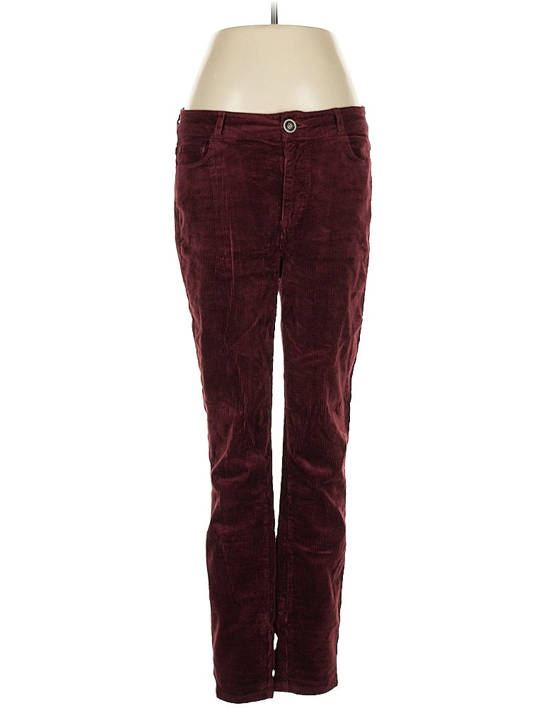 Pre-owned Paige Casual Pants In Burgundy