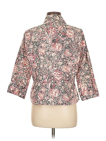Christopher & Banks 3/4 Sleeve Button-Down Shirt (view 2)