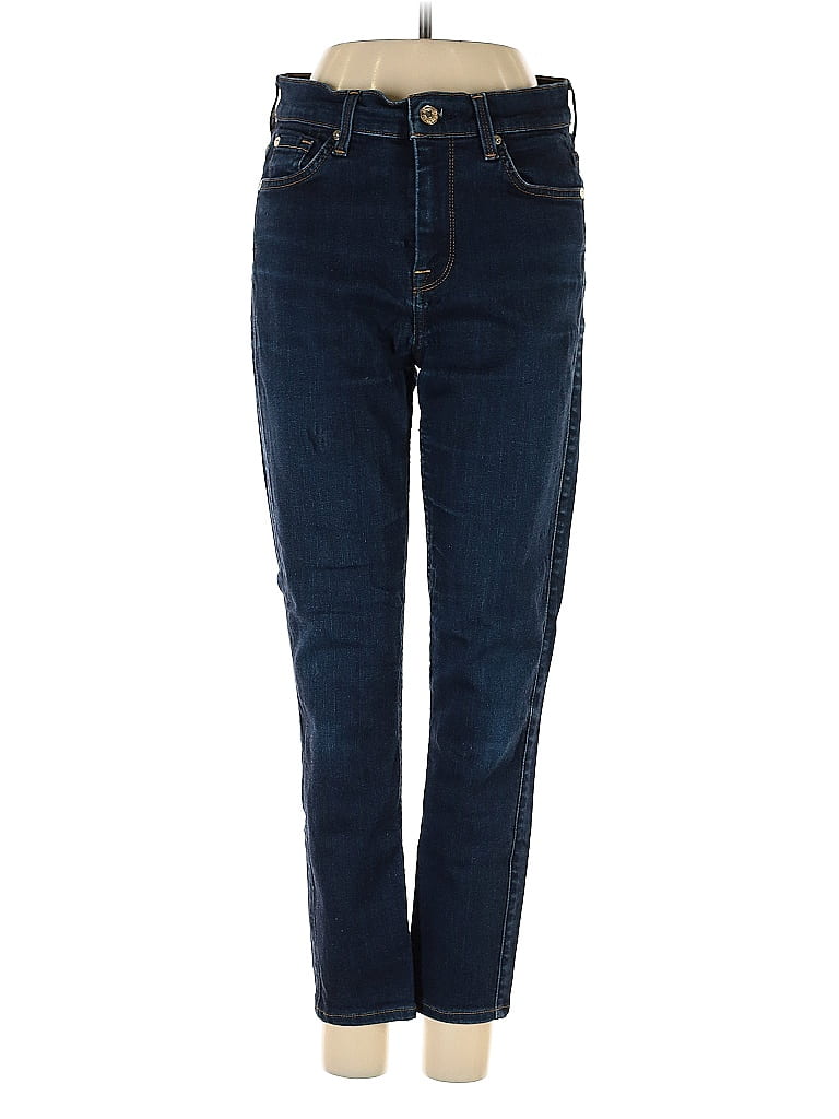 Pre-owned 7 For All Mankind Jeans In Blue