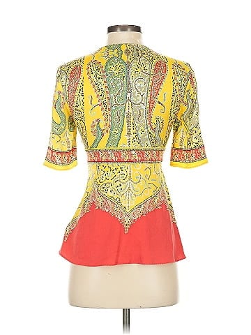 Elie Tahari 3/4 Sleeve Silk Top (view 2)