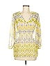 Ann Taylor Factory 100% Polyester Yellow 3/4 Sleeve Blouse Size M - photo 1