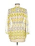 Ann Taylor Factory 100% Polyester Yellow 3/4 Sleeve Blouse Size M - photo 2