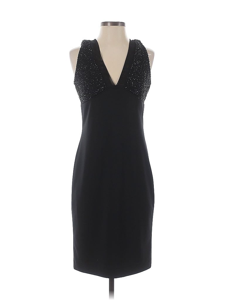 Pre-owned Caché Cocktail Dress In Black
