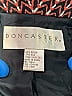 Doncaster Collection 100% Rayon Print Brown Blazer Size 14 - photo 6