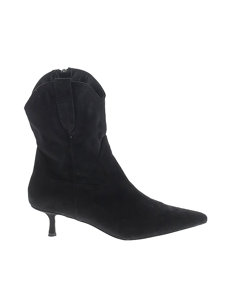 Steven New York Black Ankle Boots Size 8 1/2 - photo 1