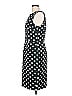 David Meister 100% Acetate Polka Dots Black Cocktail Dress Size 12 - photo 5