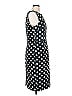 David Meister 100% Acetate Polka Dots Black Cocktail Dress Size 12 - photo 4