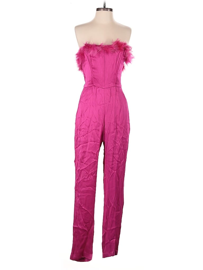Saylor 100% Viscose Pink Jumpsuit Size S - photo 1