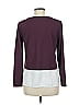 Ann Taylor Burgundy Long Sleeve Top Size M - photo 2