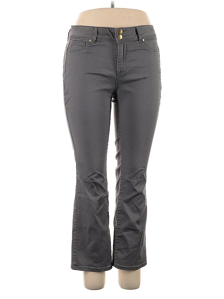 IMAN Gray Casual Pants Size 14 - photo 1