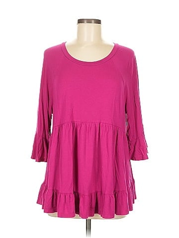 White Birch 3/4 Sleeve Blouse (view 1)