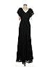 ML Monique Lhuillier 100% Polyester Black Cocktail Dress Size 6 - photo 1