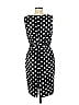 David Meister Polka Dots Black Cocktail Dress Size 8 - photo 2