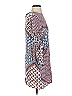 WAYF 100% Rayon Print Blue Casual Dress Size XS - photo 4