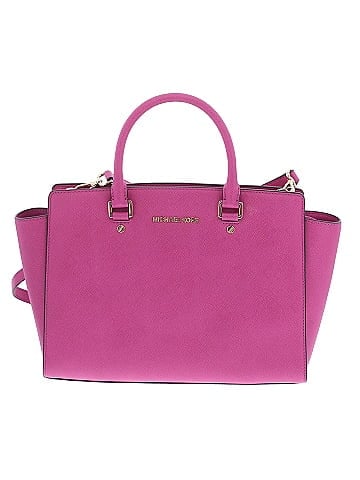 MICHAEL Michael Kors Leather Satchel (view 1)