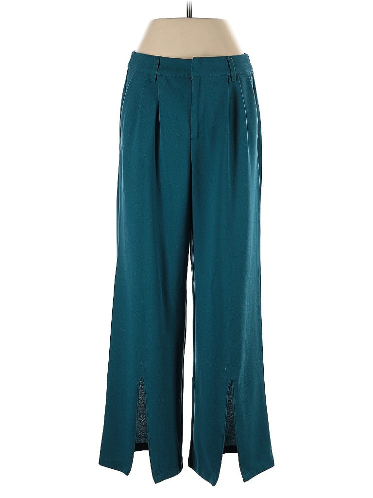 Pre-owned Happily Grey Casual Pants In Blue