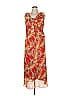 Avenue 100% Polyester Paisley Red Cocktail Dress Size 16 - 14 Plus - photo 1