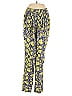 WAYF 100% Viscose Paisley Yellow Casual Pants Size S - photo 1