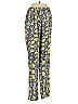WAYF 100% Viscose Paisley Yellow Casual Pants Size S - photo 2