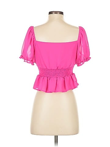 She + Sky Short Sleeve Blouse (view 2)