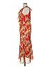 Avenue 100% Polyester Paisley Red Cocktail Dress Size 16 - 14 Plus - photo 4