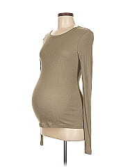H&M Mama Long Sleeve Silk Top