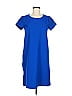 Chelsea28 Solid Blue Casual Dress Size M - photo 1