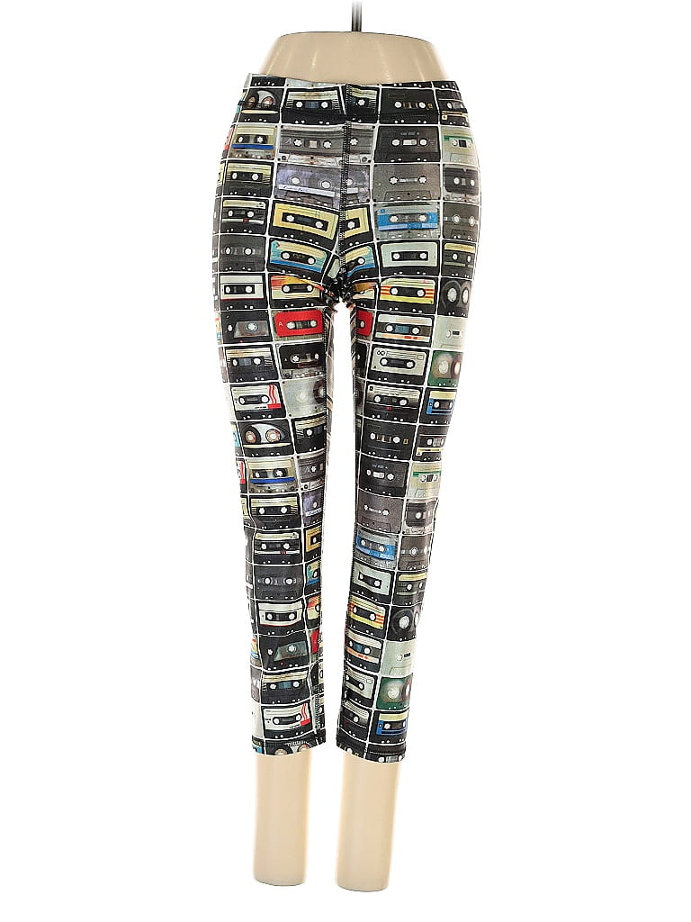 Terez Graphic Black Leggings Size S - photo 1
