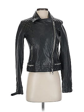 Blank NYC 100% Polyester Black Jacket Size L