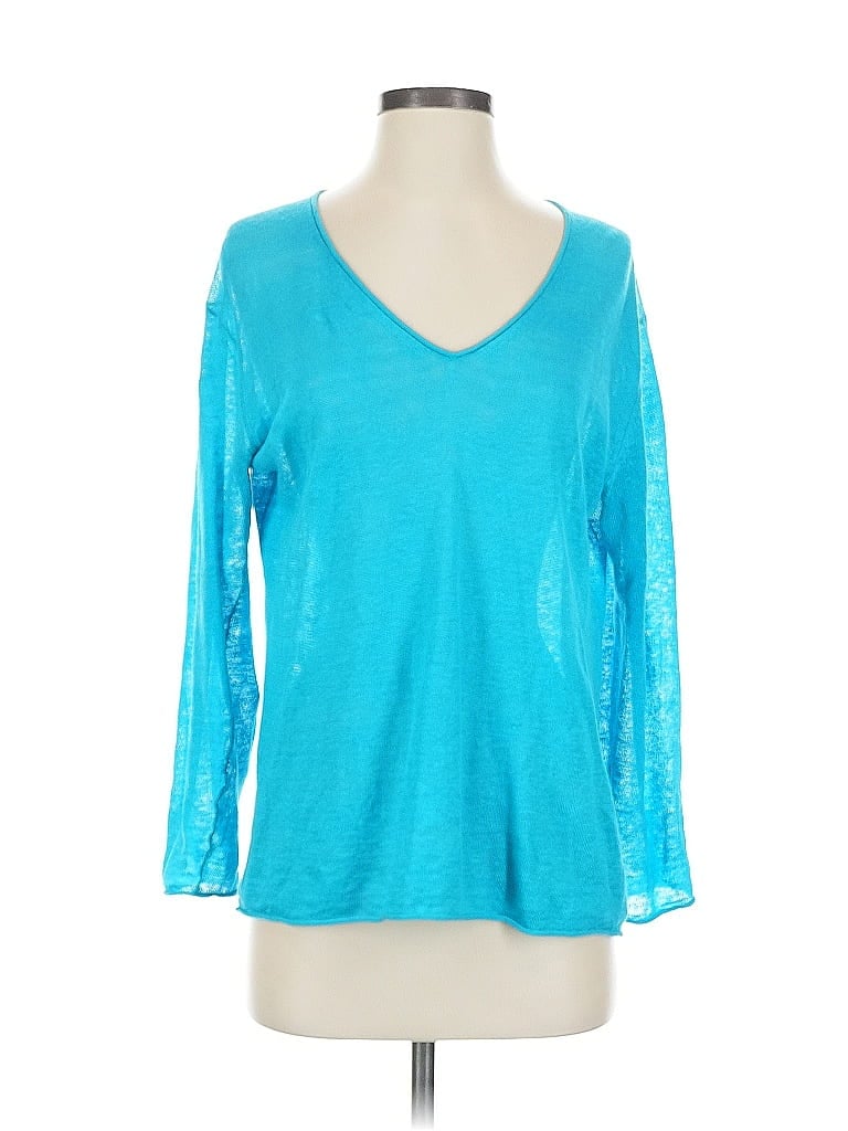 Pre-owned Massimo Dutti Pullover Sweater In Blue