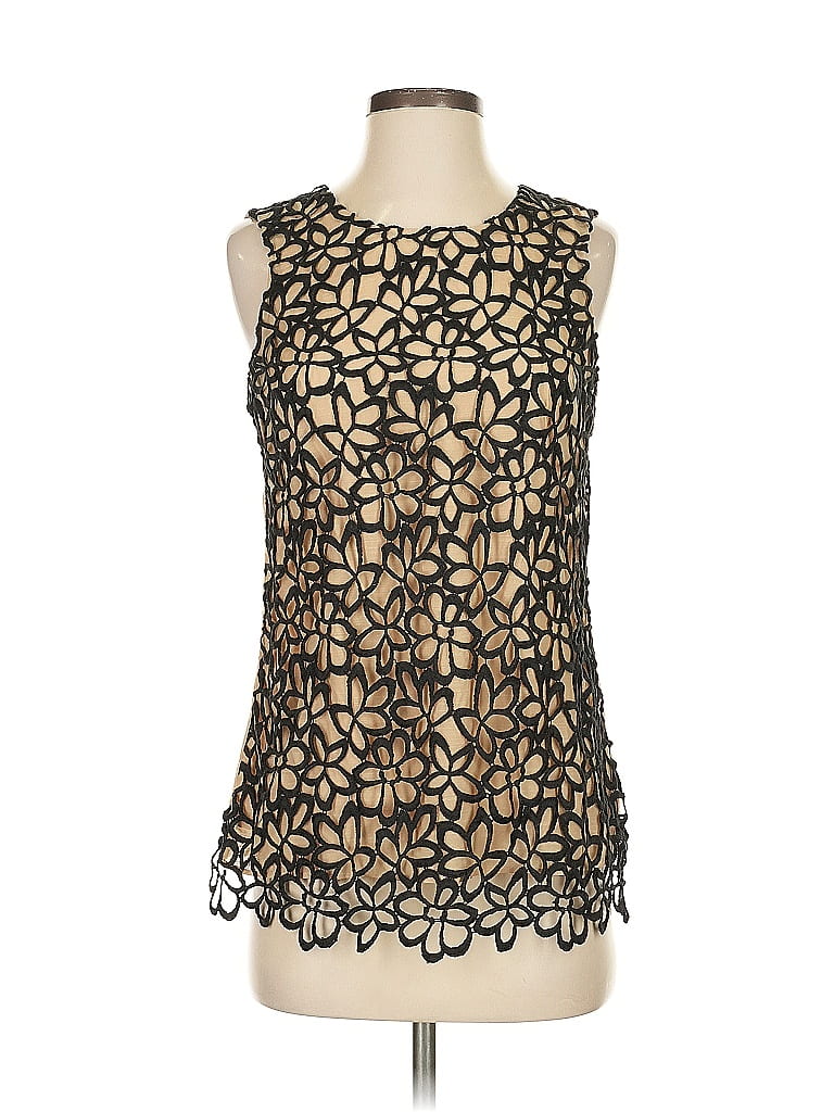Pre-owned Lela Rose For Neiman Marcus + Target Sleeveless Blouse In Black