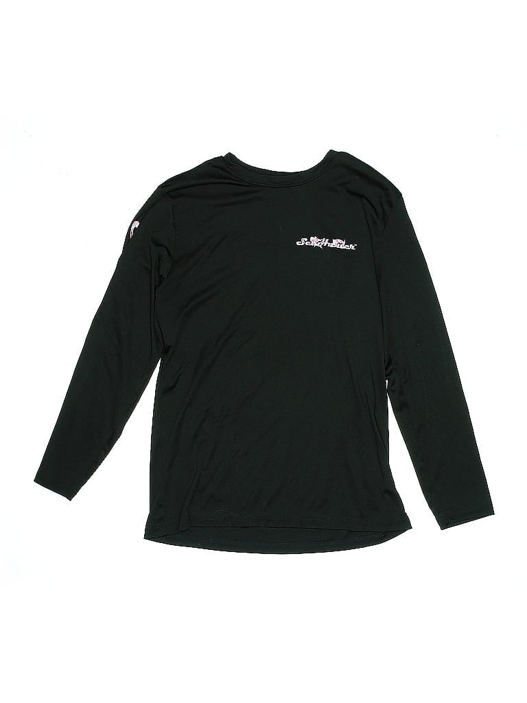 Sport-Tek 100% Polyester Black Long Sleeve T-Shirt Size L (big kids) - photo 1