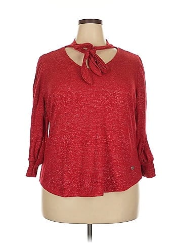 Adrienne Vittadini 3/4 Sleeve Top (view 1)