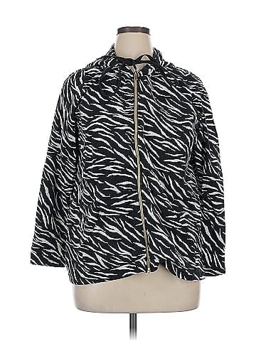 Susan Graver Zip Up Hoodie (view 1)