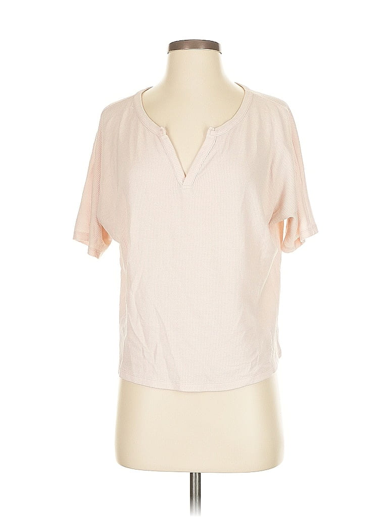 Pre-owned Unbranded Short Sleeve T-shirt In White