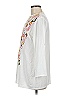 Solitaire White 3/4 Sleeve Blouse Size M - photo 4