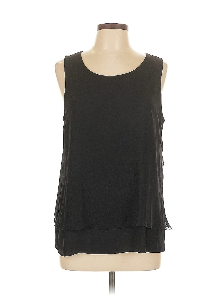 Click to view more detailed imagery on our partner's website Pre-owned Apt. 9 Sleeveless Blouse In Black