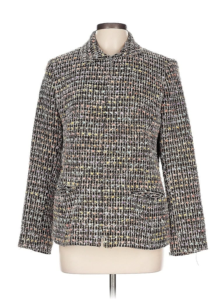 Sag Harbor Tweed Gold Jacket Size 12 - photo 1