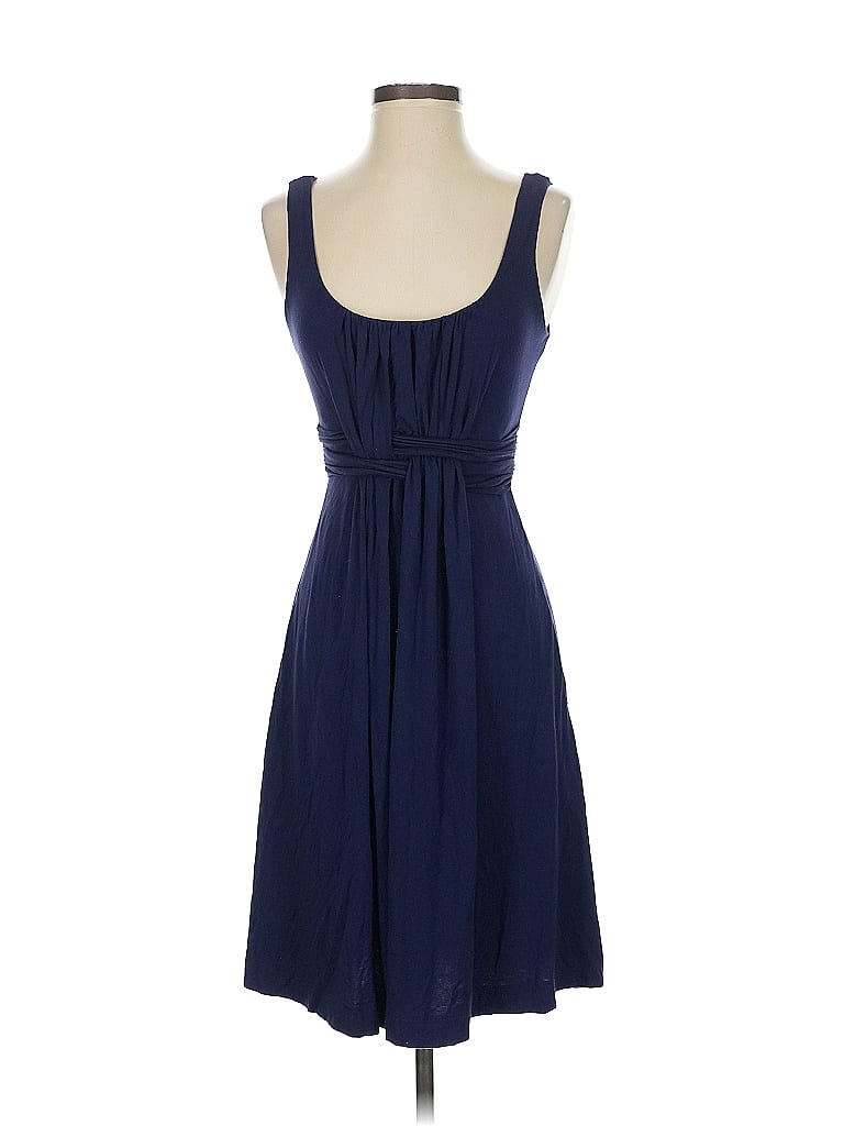 Soma Solid Blue Cocktail Dress Size XS - photo 1