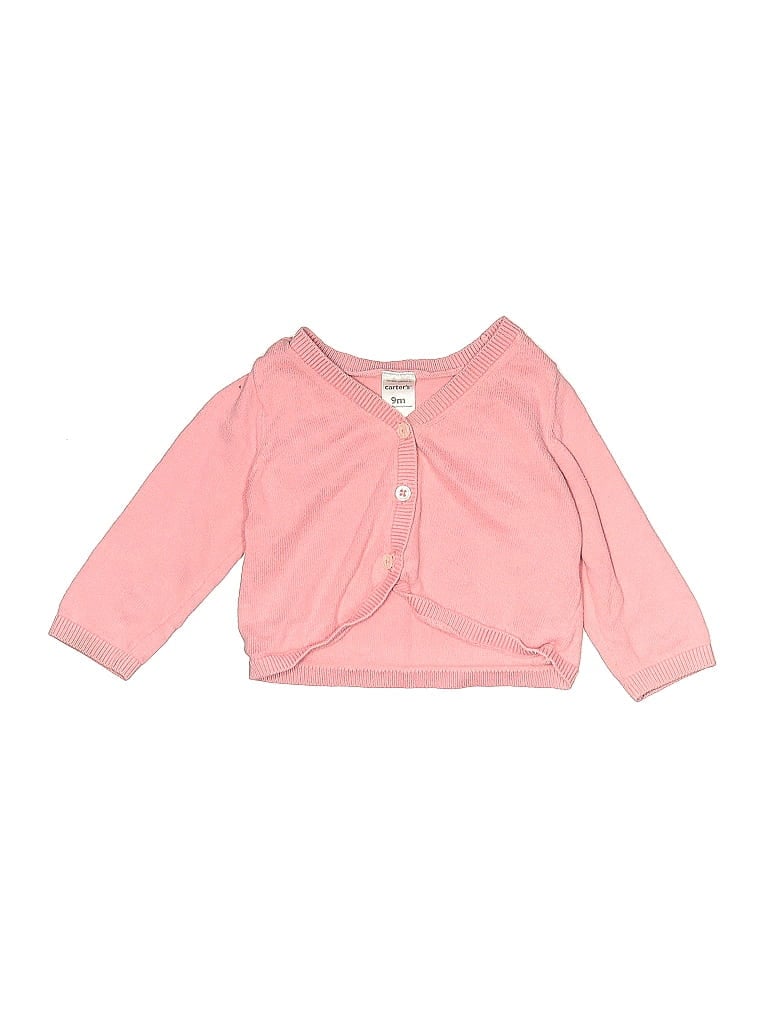 CARTER'S Pre-owned Babies' Cardigan Sweater In Pink