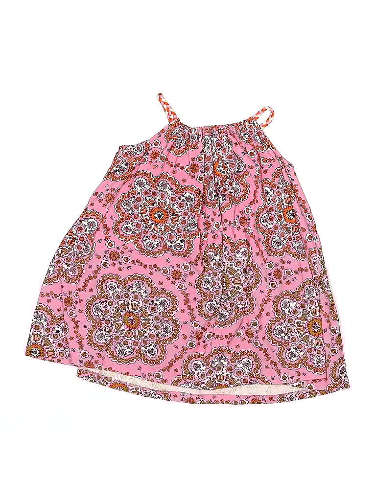 Mini Boden 100% Cotton Paisley Pink Dress Size 2 - photo 1
