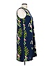 Ann Taylor Factory 100% Polyester Tropical Blue Casual Dress Size 10 - photo 3