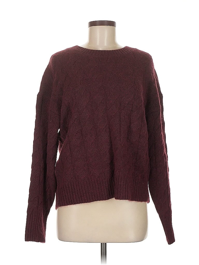 Evereve Burgundy Pullover Sweater Size M - photo 1