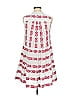 Elan White Burgundy Casual Dress Size M - photo 2