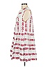 Elan White Burgundy Casual Dress Size M - photo 4