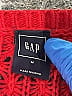 Gap 100% Cotton Red Pullover Sweater Size M - photo 7