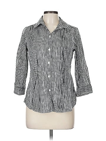 Foxcroft 3/4 Sleeve Button-Down Shirt (view 1)