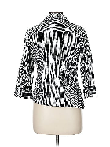 Foxcroft 3/4 Sleeve Button-Down Shirt (view 2)