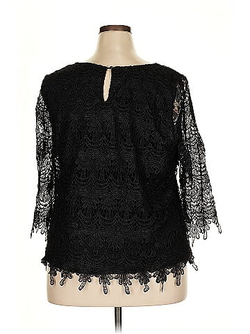 Adiva 3/4 Sleeve Blouse (view 2)