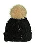 Jocelyn 100% Polyester Black Gray Beanie One size - photo 1